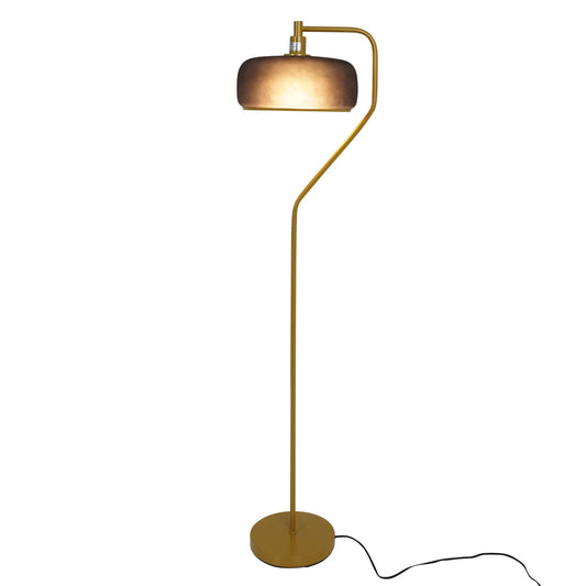Astris Floor Lamp Black Sprayed and Gold
